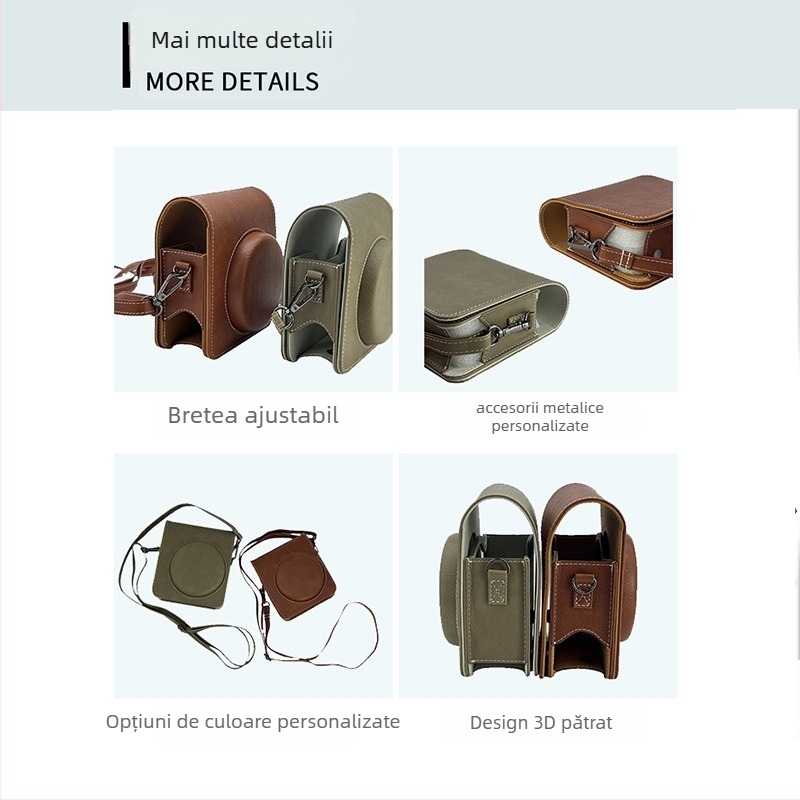 Geantă de umăr din piele PU pentru camera Clapper Mini 99 - husă de protecție, compatibil Mini 99, 135 g