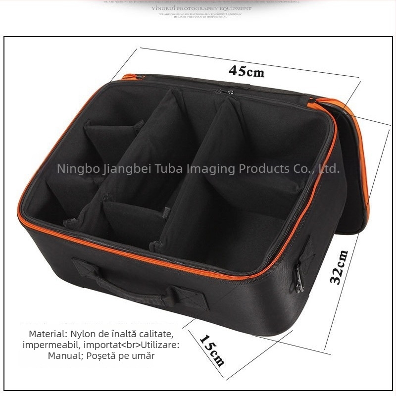 Geantă foto portabilă pentru AD600/AD360/BM/B – material Oxford impermeabil, greutate 3, brand Tubao image, compatibilitate AD600/AD360/BM/B