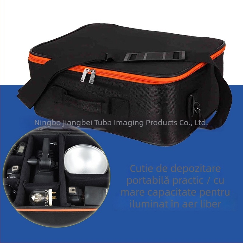 Geantă foto portabilă pentru AD600/AD360/BM/B – material Oxford impermeabil, greutate 3, brand Tubao image, compatibilitate AD600/AD360/BM/B