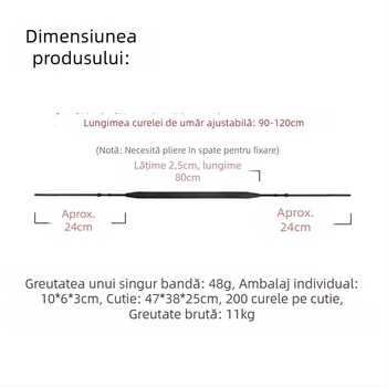 Bretea de umăr pentru cameră TD6010, piele PU, lungime reglabilă, 2 clipsuri, compatibil universal