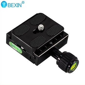 BEXIN QR-50S Set Plăci de Eliberare Rapidă pentru Trepied și DSLR – Aluminiu, Sarcină maximă 2–5 kg, Greutate 0.145 kg