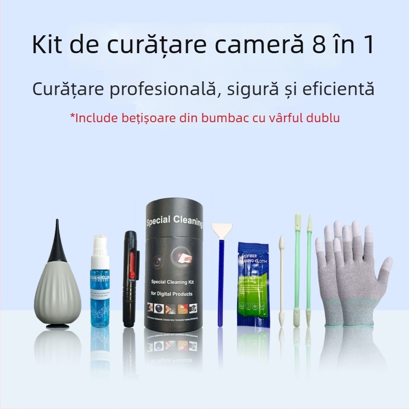 LTwipe Kit de curățare pentru DSLR – curățare a senzorului și a obiectivelor cu microfibră
