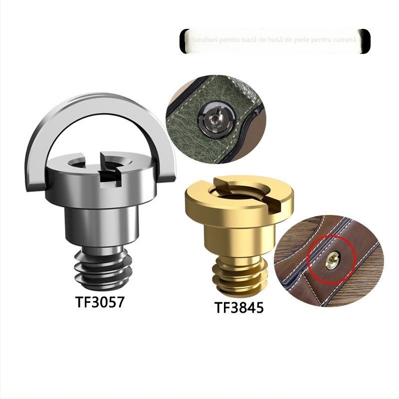 Carcasă protectie pentru cameră cu șurub de bază de 1/4-inch și șurub pentru trepied, accesoriu pentru baza micro SLR, material placaj