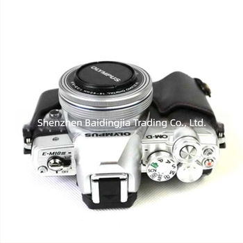 Geantă pentru cameră fără oglindă Olympus EM10III – PU piele, husă tip clutch, bază EM10III holster, husă foto portabilă
