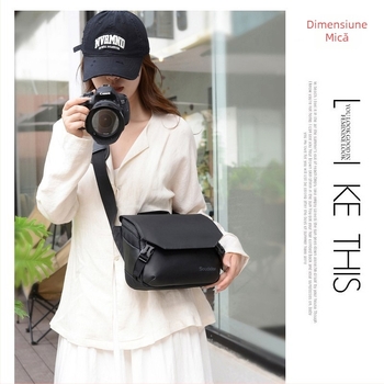 Geantă pentru aparat foto – ultra-ușoară, impermeabilă, antișoc, unisex, pentru umăr/crossbody