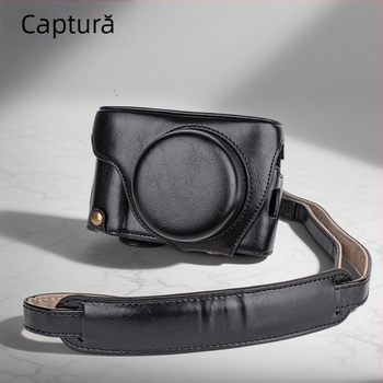Geantă pentru cameră Fuji X100-VI – material PU, geantă de cameră portabilă/cu curea pe umăr, stil umăr/cross, unisex, primăvara 2025 (material PU; geantă de cameră portabilă/cu curea pe umăr; stil umăr/cross; unisex; primăvara 2025)