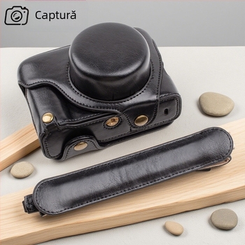 Geantă pentru cameră Fuji X100-VI – material PU, geantă de cameră portabilă/cu curea pe umăr, stil umăr/cross, unisex, primăvara 2025 (material PU; geantă de cameră portabilă/cu curea pe umăr; stil umăr/cross; unisex; primăvara 2025)