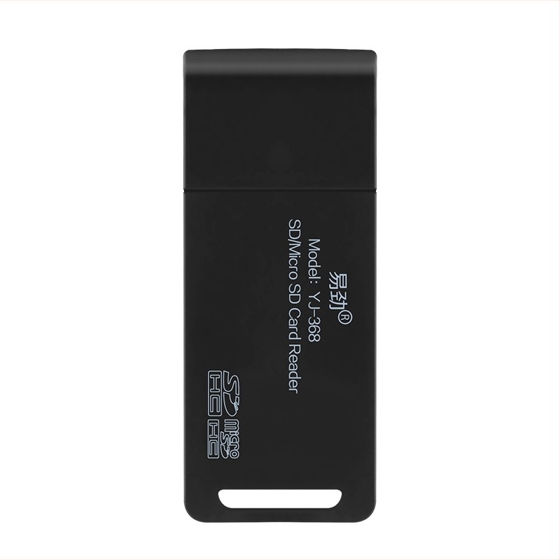 PESTON cititor USB 2.0 2 în 1 pentru microSD/TF, model Bai Tong Yi Jin YJ-368 • instalare externă • suport TF/microSD • greutate 0.3