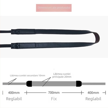 Bretea pentru cameră PU, universală, lungime reglabilă, încărcare până la 20 kg, 1 cataramă