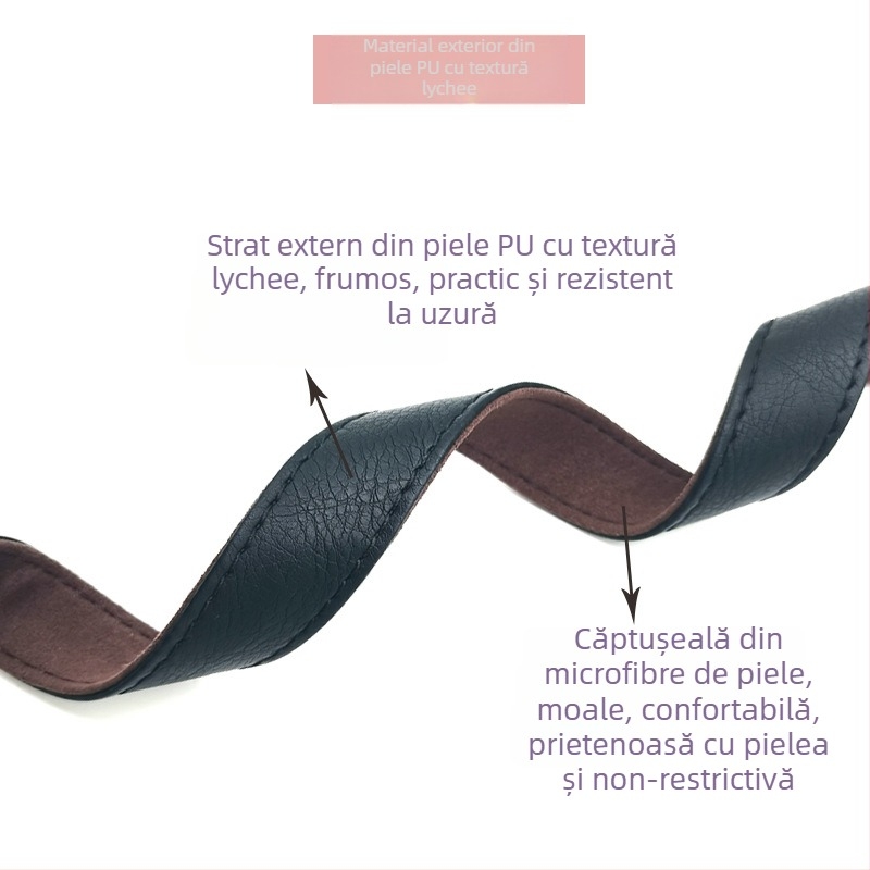 Bretea pentru cameră PU, universală, lungime reglabilă, încărcare până la 20 kg, 1 cataramă