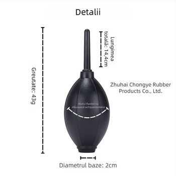Dispozitiv de curățare cu suflare de aer — Anshier, silicon de înaltă elasticitate, vârf moale, protejează lentilele; potrivit pentru tastaturi, camere, ochelari