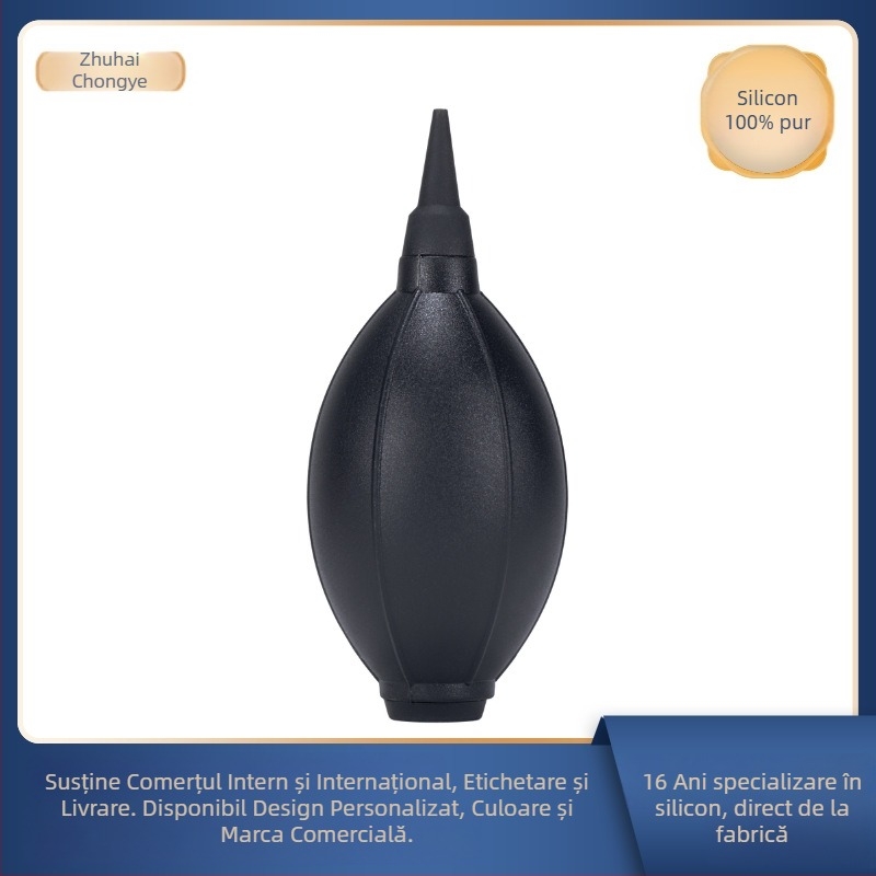 Dispozitiv de curățare cu suflare de aer — Anshier, silicon de înaltă elasticitate, vârf moale, protejează lentilele; potrivit pentru tastaturi, camere, ochelari
