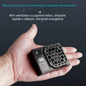 Radiator semiconductiv pentru cameră SY-0702 – 43 g, Plastic, USB-C; Compatibil cu Sony, Fujifilm și Canon mirrorless