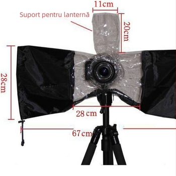 Poncho de ploaie pentru cameră DSLR — PVC gros, reutilizabil, pentru drumeții
