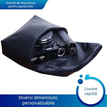 Geantă pentru cameră BBK-M12L — material PU, compatibilă cu Fuji X100V/X100S/X100F și Canon G7XIII