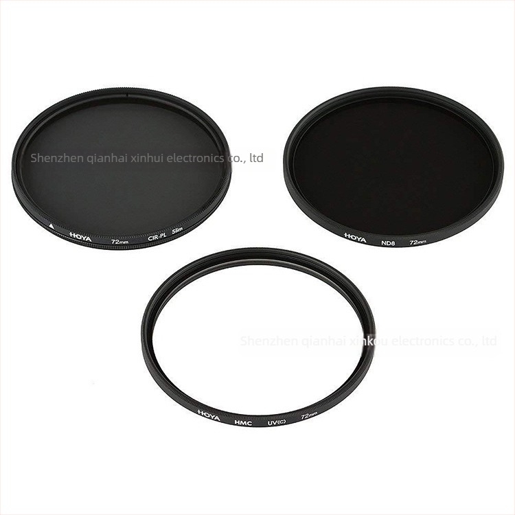 Set filtre pentru cameră SLR – 4 în 1 CPL, ND8, UV, cu acoperire multiplă