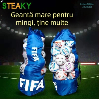 Rucsac de antrenament pentru baschet și fotbal, spațiu de depozitare pentru mingi, din canvas Jinzan