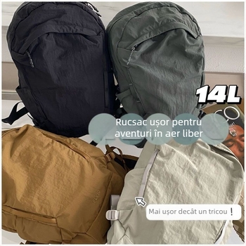 Rucsac pentru drumeții — ultraușor, impermeabil, respirabil, antibacterian; curea cu pernă de aer