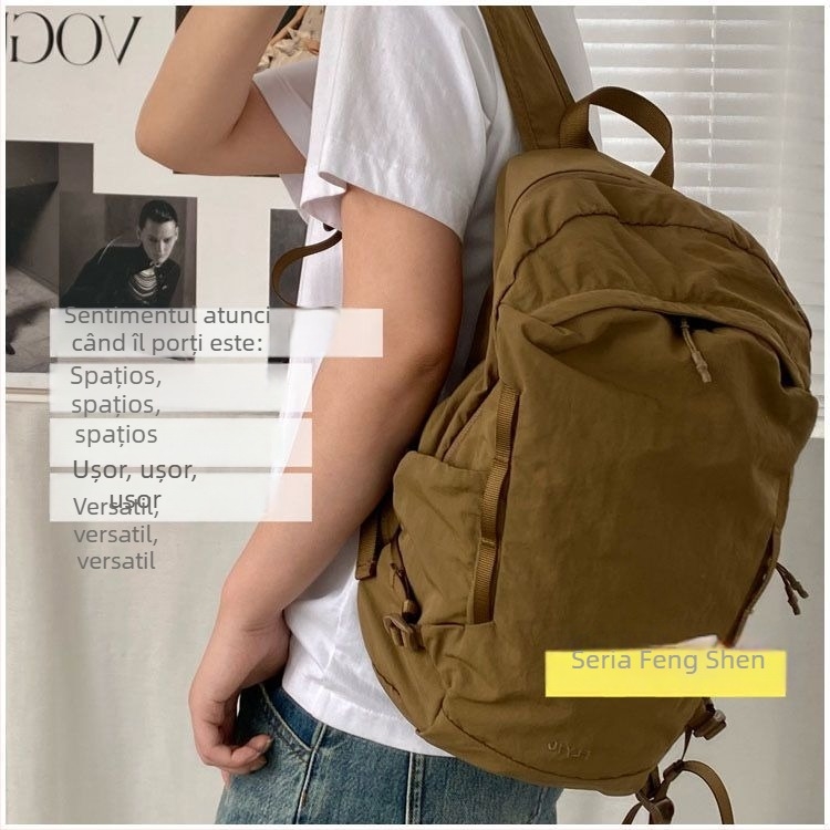 Rucsac pentru drumeții — ultraușor, impermeabil, respirabil, antibacterian; curea cu pernă de aer