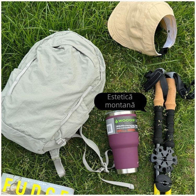Rucsac pentru drumeții — ultraușor, impermeabil, respirabil, antibacterian; curea cu pernă de aer