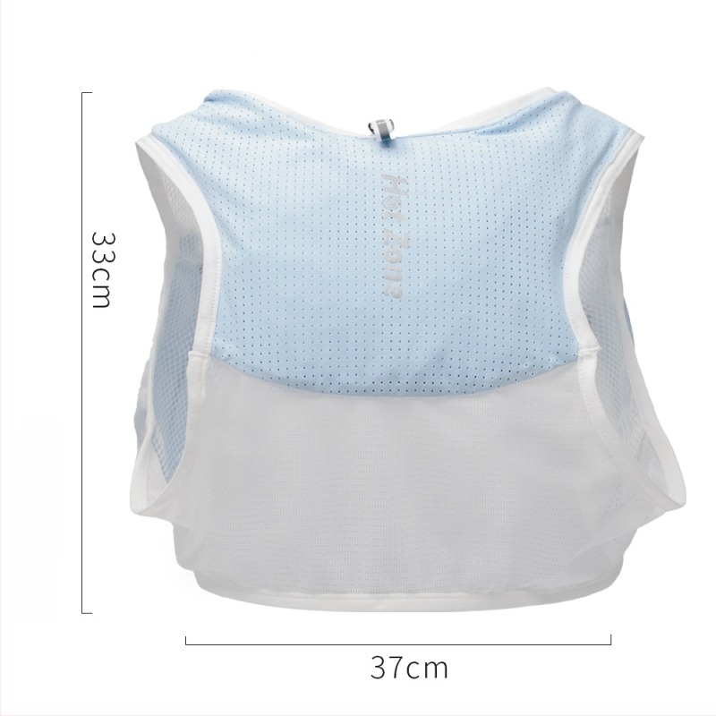 Rucsac de alergare unisex, ultraușor, respirabil, rezistent la tăiere, reflectorizant pentru siguranța nocturnă, panou dorsal ergonomic curbat, poliester