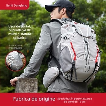 Rucsac de drumeție — ultraușor, impermeabil, respirabil, cu bretele de umăr cu aer