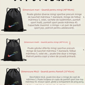 Geantă de baschet cu compartiment pentru pantofi (material: mătase cu model floral; codul produsului: F9895 t85758 s9h; marca: Alte; aplicație: baschet)