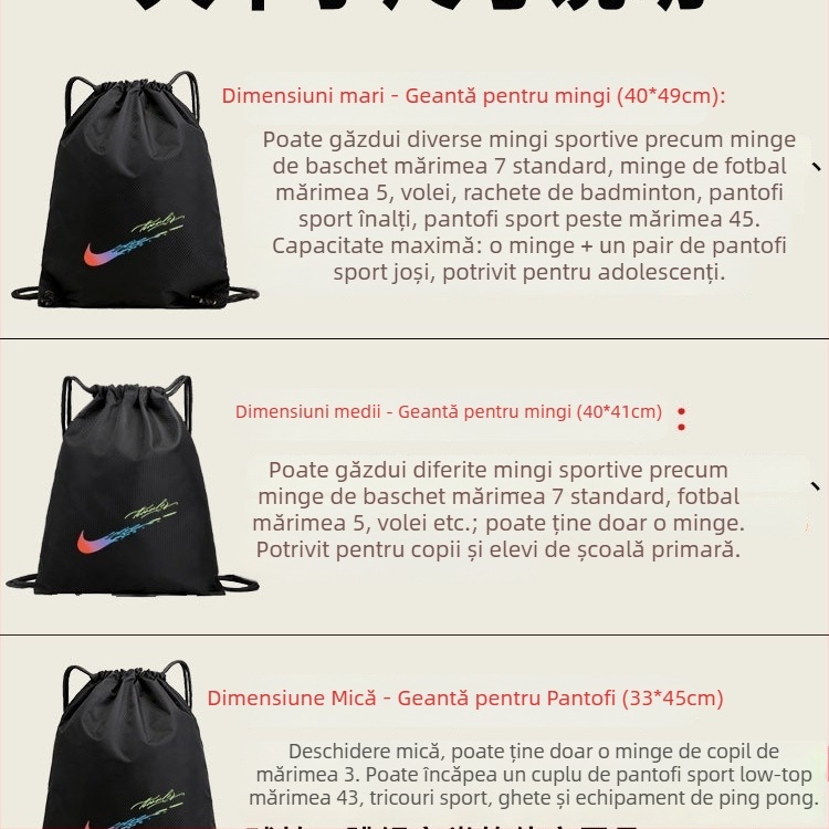 Geantă de baschet cu compartiment pentru pantofi (material: mătase cu model floral; codul produsului: F9895 t85758 s9h; marca: Alte; aplicație: baschet)