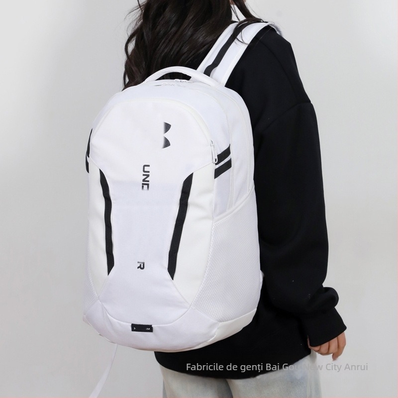 Rucsac urban cu imprimeu litere pentru sport și călătorii, capacitate mare (Capacitate 20–35 L; Material: Nylon; Dimensiunea laptopului: 16 inch; Model: Litere; Sistem de purtare: Curea de umăr curbată)