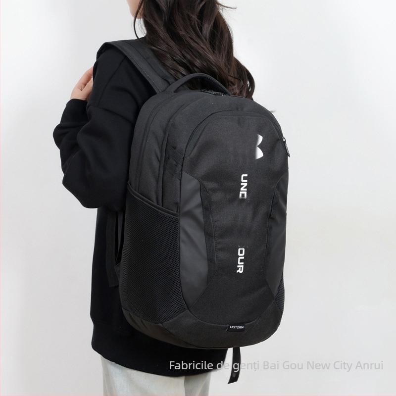 Rucsac urban cu imprimeu litere pentru sport și călătorii, capacitate mare (Capacitate 20–35 L; Material: Nylon; Dimensiunea laptopului: 16 inch; Model: Litere; Sistem de purtare: Curea de umăr curbată)