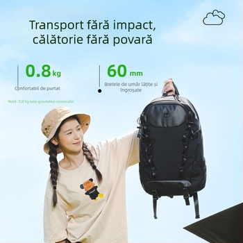 Rucsac de drumeție TANGCOOL pentru bărbați/femei, Unisex, 20–35 L, Compatibil laptop 16'', Material Oxford, Bretele curbate Ergonomice
