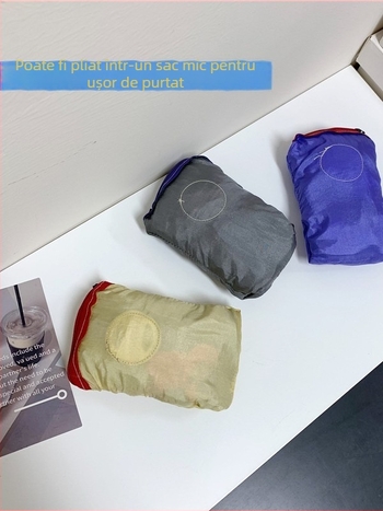 Rucsac pentru drumeții din nylon, Unisex, curele de umeri curbate, căptușeală din poliester