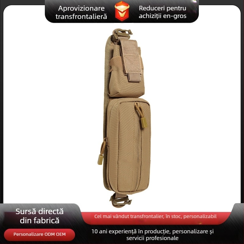 Baichuan Outdoor rucsac tactic pentru sporturi în aer liber, unisex, nylon, rezistent la uzură, extensibil, pentru depozitare