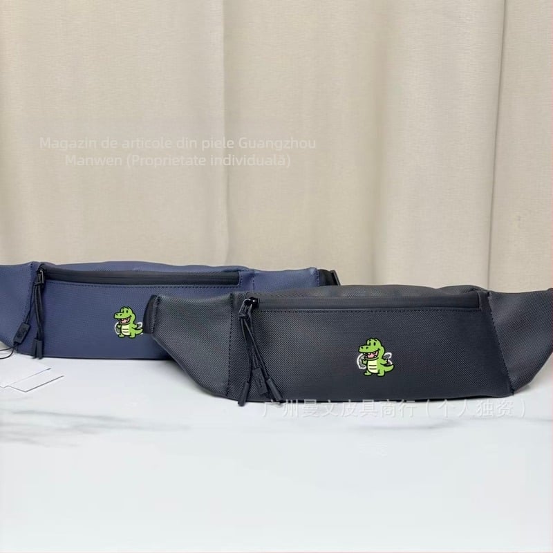 Geantă de talie pentru bărbați, material PVC, impermeabilă, căptușeală poliester, pentru călătorii de plăcere