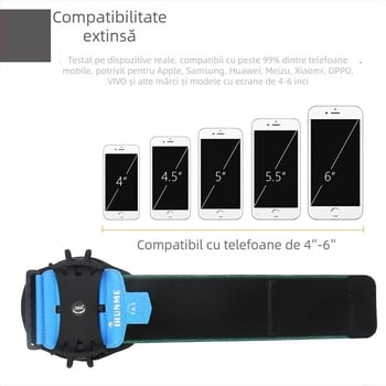 Brată pentru telefon cu rotație de 360° pentru sporturi în aer liber — unisex, material plastic, brand Irunme