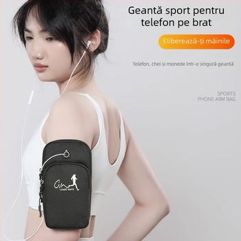 Geantă de braț pentru alergare – unisex, impermeabilă, respirabilă, ultraușoară, din poliester
