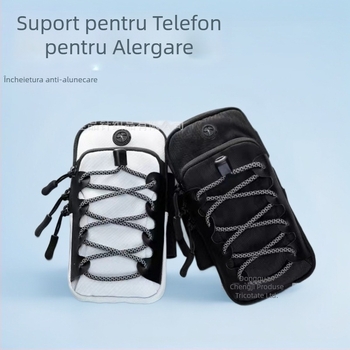Geantă pentru telefon pe braț pentru alergare – Unisex, material Oxford, căptușeală poliester, utilizare în exterior