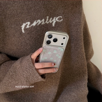 Carcasă de protecție în stil KPPins, cu model floral, pentru iPhone 17 Pro și 17 Pro Max