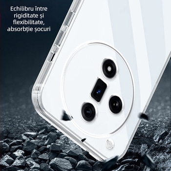 Husă de protecție TPU Zhuoku pentru OPPO Find X7 Pro, Find X6, Find X5, Find X3 și X8 Pro – design minimalist, protecție anti-cadere