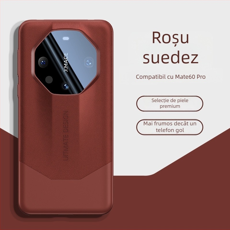Carcasă pentru Huawei Mate60 Pro: design 2 în 1; protecție a obiectivului; (material PC; tehnică de injecție cu ulei; disipare a căldurii; protecție împotriva căderilor)
