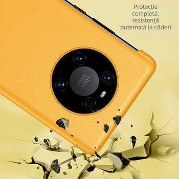 Carcasă pentru Huawei Mate40 Pro+ cu acoperire completă, rezistență la căderi, piele PU, stil clap-shell, disipare căldură, anti-amprente