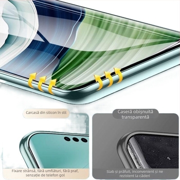 Carcasă din silicon pentru Huawei Mate60 Pro, Murdinger – protecție completă, anti-cadere, finisaj pulverizat