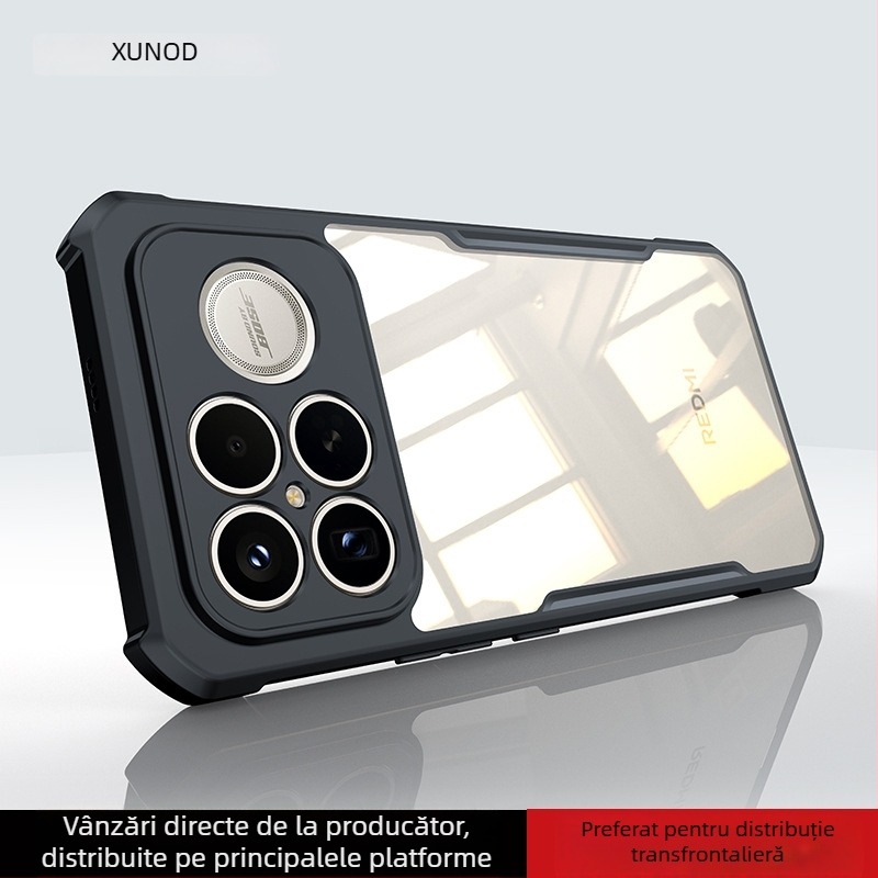 Carcasă pentru Redmi K90 Pro Max – TPU+PC, stil semiacoperire minimalist, antișoc, disipare căldură, decupaje precise pentru lentile, compatibil cu Redmi K90 Pro Max Champion Edition