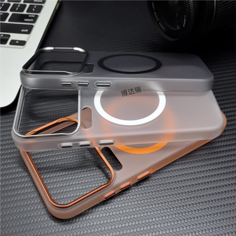 Carcasă magnetică pentru Xiaomi 17 Pro Max – PC mat, inel metalic, protecție anti-cădere