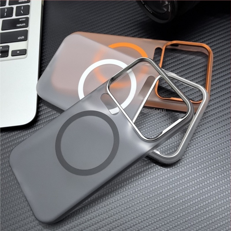 Carcasă magnetică pentru Xiaomi 17 Pro Max – PC mat, inel metalic, protecție anti-cădere