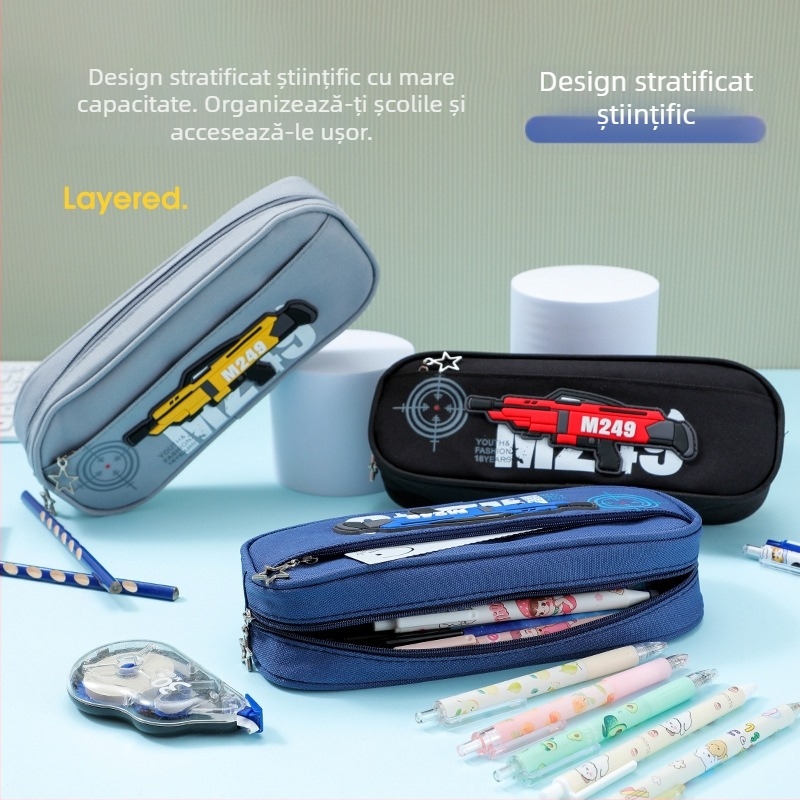 Penar circular din stofă Oxford, stil coreean, design masculin, 36 de bucăți pe cutie