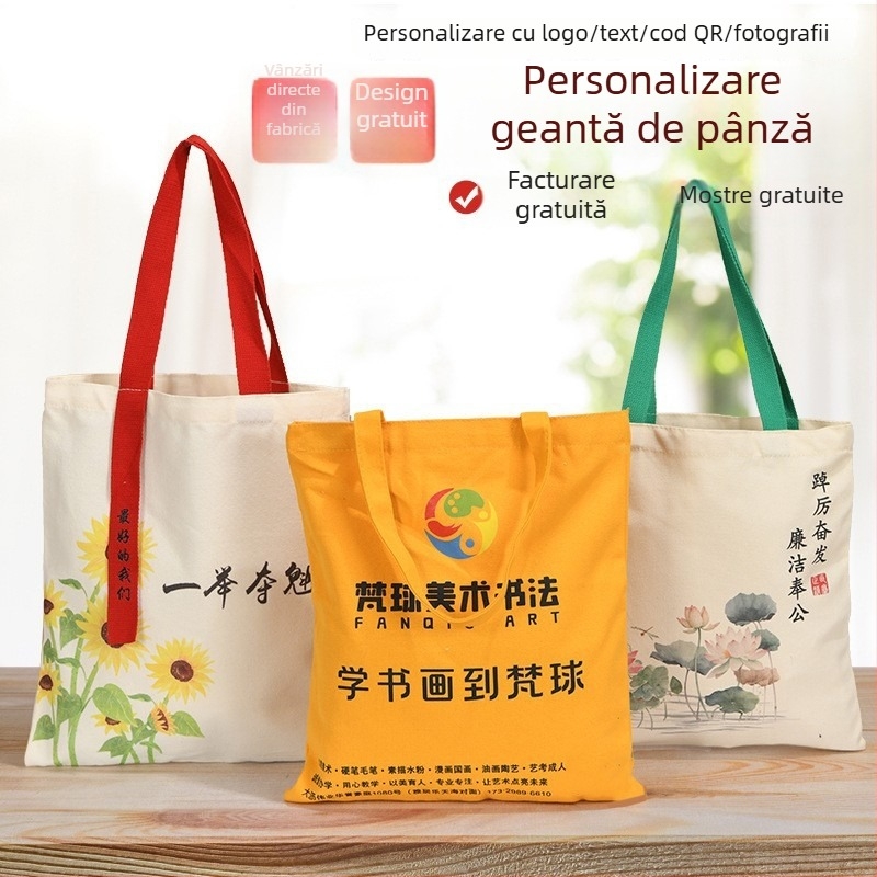 Genți din pânză personalizate pentru studenți – tote în stil chinezesc și genți pentru suveniruri
