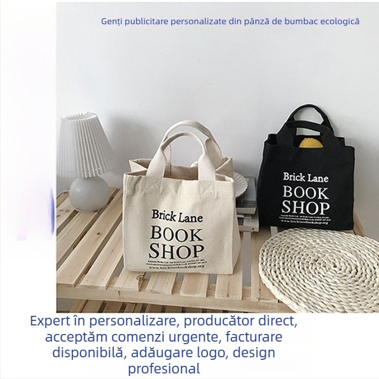 Geantă de reclamă ecologică din pânză de bumbac, personalizabilă cu logo – geantă de umăr; Material: pânză de bumbac; Imprimare: transfer termic; Tip: personalizabil; Brand: Lecheng luggage
