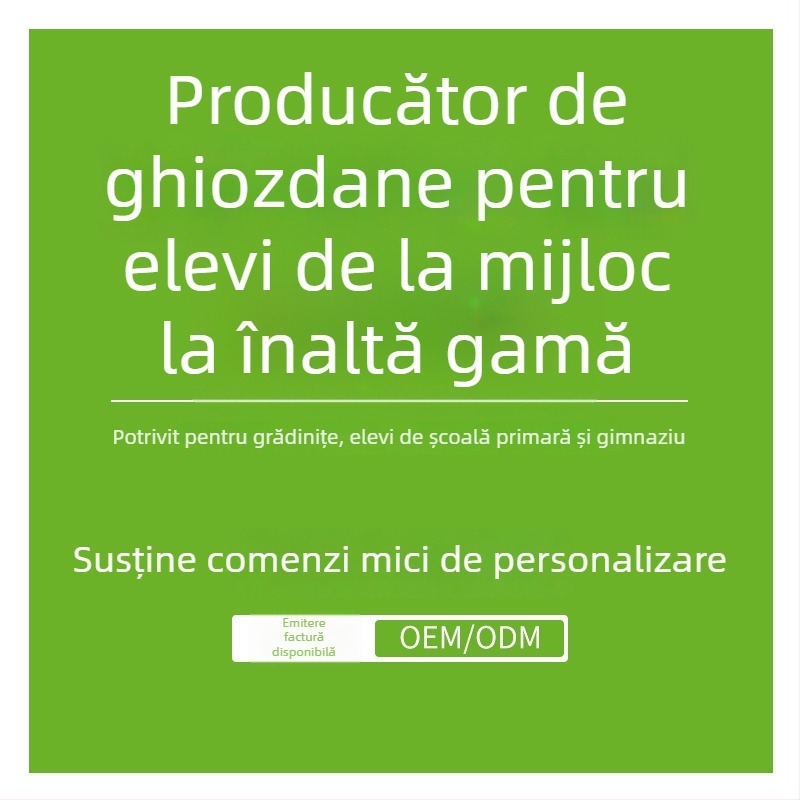 Ghiozdan școlar pentru copii, pentru învățământ primar și grădiniță, din poliester, cu model anime, respirabil, ultraușor, protecție a coloanei vertebrale, reflectorizant pentru siguranța nocturnă