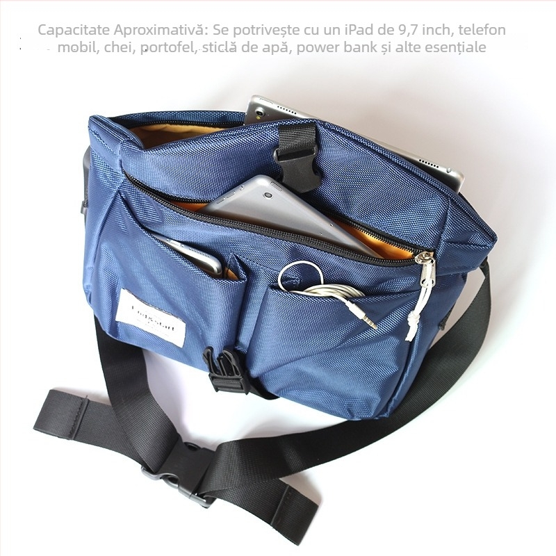 Geantă de umăr pentru bărbați, pentru călătorii de agrement, din Oxford, căptușeală poliester, model 4230, design solid